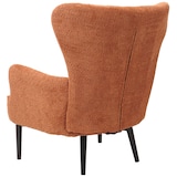thumbnail of Loungestoel HWC-K37, cocktail/oor fauteuil Gestoffeerde stoel retro vintage stof chenille (500g/m²) Oeko-Tex ~ oranje