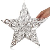thumbnail of WellHome - Stella di Natale luminosa con 15 LED bianco caldo 40x40x10cm
