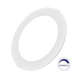 thumbnail of 18w LED Slim Decken Einbau Spot in Weiß|rund|dimmbar|Ø229x26mm|Warmweiß|1800 Lumen