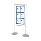 thumbnail of Panneau d'informations LED "Vision" avec caisson lumineux "Broker" 6 x A4 -