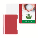 thumbnail of Leitz Cartellina Standard in Polipropilene 30% Riciclato, Formato A4, Capacità fino a 60 Fogli 80 gr/mq, Confezione da 25, Rosso, 41910125