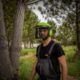 thumbnail of Casque de sécurité + Visière grillagée Kit Professionnel VITO