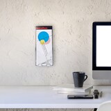 thumbnail of Relaxdays Flyer Aufsteller, DIN Lang, 1 Fach, zum Stellen & Hängen, Acryl, Wandprospekthalter, 20x11x8,5 cm, transparent