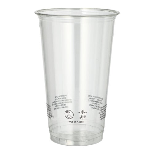 Starpak 50 Trinkbecher R-PET 0,5 l Ø 9,5 cm · 14,7 cm glasklar (89548, 50 Stück)