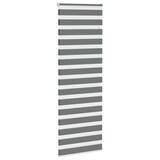 thumbnail of vidaXL Doppelrollo Dunkelgrau 85x230 cm Stoffbreite 80,9 cm Polyester
