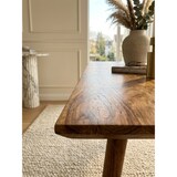 thumbnail of Massivholz Esstisch ``Savio``: Retro Landhausstil, handgefertigt, Sheesham-Holz, Braun mit Maserungen. 180x80x76 cm | Kadima Design