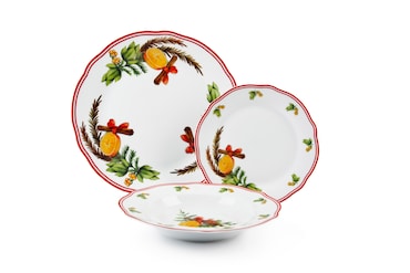 Excelsa servizio piatti 18 pezzi Cinnamon, Porcellana, Multicolore