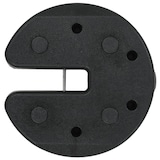 thumbnail of vidaXL Pavillon-Gewichte 4 Stk. Schwarz 220x50 mm Beton