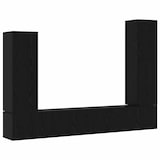 thumbnail of vidaXL TV-Schrank-Set 4 pcs Schwarz Eichen-Optik 30,5 x 30 x 110 cm