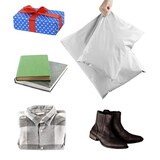 thumbnail of Bolsas Papel Kraft Plastificado, Rectangular con ventana 20x30x8 cm. Paquete 100 Uds.