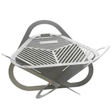 thumbnail of Feuerschale Ø56 Feuerstelle Edelstahl Lagerfeuer klappbar Gartenfeuer Feuerkorb