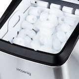 thumbnail of H.Koenig Máquina para Hacer Hielo Profesional 15kg en 24h KBP40, 2 Tamaños de Cubitos de Hielo, Automático