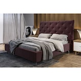 thumbnail of KAWOLA Bett ANNY Polsterbett Velvet purple 180x200cm