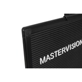 thumbnail of Bi-Office Tablero de Letras con Estructura - 60 x 45 cm - Superficie Negra, Marco de Aluminio Negro, Estructura Negra