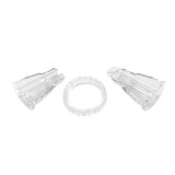 thumbnail of Schneider - Adapter Doppelt für Tüllen, transparent, 3-tlg., Polycarbonat