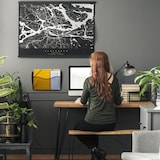 thumbnail of Relaxdays Zeitschriftenhalter Wand, 3er Set, A4, Eisen, HBT: 22 x 35,5 x 8,5 cm, Magazinhalter, Zeitungshalter, schwarz