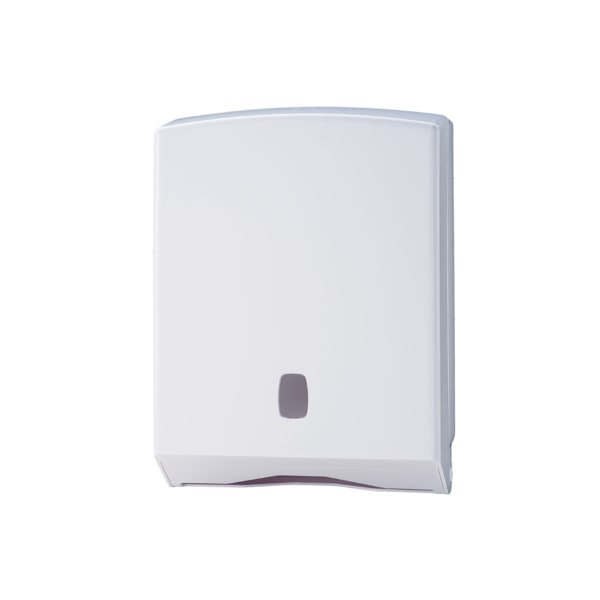 Medial International distributore d carta asciugamani 500 fogli in abs  bianco