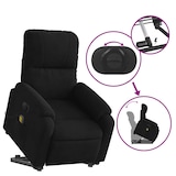 thumbnail of vidaXL Massagesessel Aufstehhilfe Elektrisch Schwarz Mikrofasergewebe