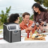 thumbnail of HOMCOM Macchina per Ghiaccio 20kg in 24 Ore Autopulente Nero