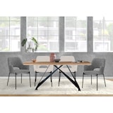 thumbnail of SIT Möbel tafel 220x100 cm | blad wild eiken 40 mm naturel | metalen onderstel zwart | B 220 x D 100 x H 75,4 cm