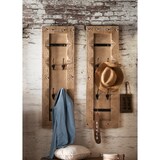 thumbnail of SIT Möbel Garderobenpaneel mit 4 Metall-Haken | Mango-Holz natur | B 35 x T 8 x H 110 cm | 14563-01 | Serie DAIPUR