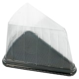 thumbnail of 300 U. Recipientes Triangulares Pasteles 12,4X8,75X8,2Cm Transparente Pet (300 Unid.)