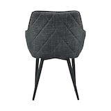 thumbnail of SalesFever Esszimmerstuhl | Bezug Strukturstoff | Stuhlbeine Metall | B 61 x T 60 x H 85 cm | anthrazit – schwarz