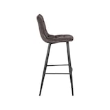 thumbnail of Label51 - Set van 2 - Jelt barkruk 78cm velvet antraciet