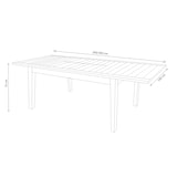 thumbnail of Bob Gardens Tavolo da Giardino in Teak Allungabile cm 220-300 x 100 - POLDIE Marrone