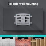 thumbnail of ONKRON Supporto a Parete Girevole e Inclinato per TV da 40-75", fino a 45,5 kg, VESA 200x100-600x400, M6L-W Bianco