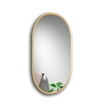 thumbnail of Espejo de Pared Ovalado Oro | Espejo Decorativo Oval | Espejo de Baño Ovalado | Reversible | 55 x 80cm - Oro