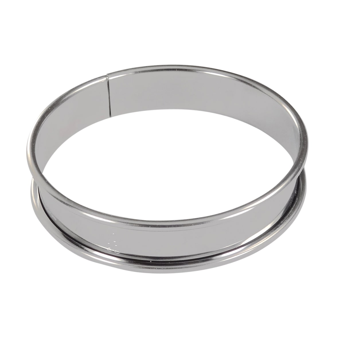 Gobel - Boîte de 4 cercles à tartes inox - épaisseur 4/10è - Ø9 cm h 2 cm - 889830