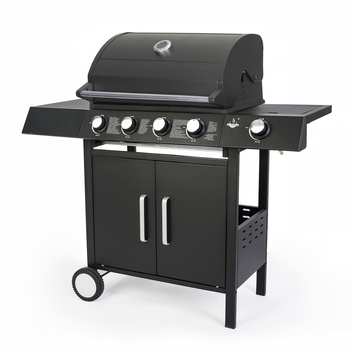 El Fuego Gasgrill San Angelo 4 Brenner AY0582  mit Seitenbrenner BBQ Grill