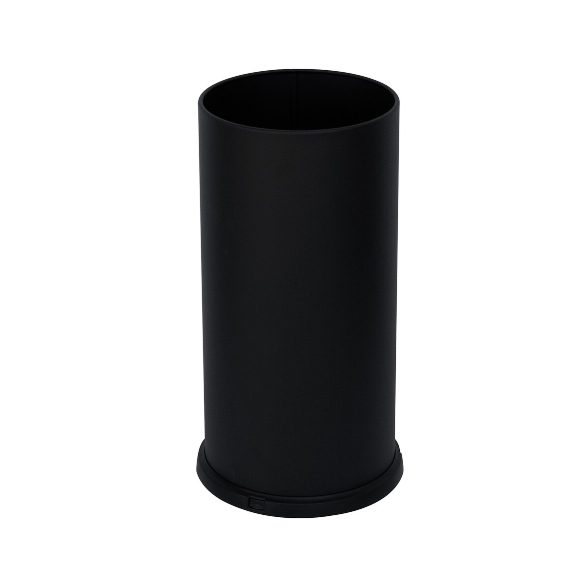 Stil Casa portaombrelli, acciaio verniciato, Ø 24xh. 49 cm, vaschetta interna raccogli goccia, bordino salva pavimento, 22 litri, nero.