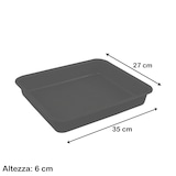 thumbnail of Bandeja para lasaña Happy Stone de aluminio antiadherente, 35 x 27 x 6 cm