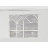 thumbnail of METRO PROFESSIONAL Gazebo per eventi con parete laterale Blenheim, acciaio/poliestere/polietilene, 4 x 8 m, idrorepellente, bianco.