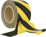 thumbnail of VEPATIM Absperrband schwarzgelb gestreift 75mm breit 500 Meter LDPE