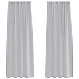 thumbnail of vidaXL Voile Gordijn 2 pcs Donkergrijs 260 x 140 cm Polyester