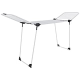 thumbnail of Stendibiancheria Estensibile Fino a 2 Metri Griglia Telescopica 30 M Stenditura Stendino Grande Con Ruote Richiudibile 218-300 x 55 x 126 cm Bianco