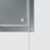thumbnail of Sigel GL404 Glas-Magnettafel / Magnetboard Artverum, mit LED-Beleuchtung, 48x48 cm, Design Schiefer-Stone