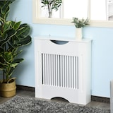thumbnail of HOMCOM Copritermosifone Bianco in MDF 78x19x82 cm con Piano d'Appoggio