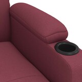 thumbnail of vidaXL Massagesessel Weinrot Stoff