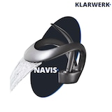 thumbnail of NAVIS | Grifo de baño en cascada de diseño negro | Grifo de fregadero de acero inoxidable de primera calidad | Mezclador hotel 2 conexiones