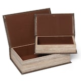 thumbnail of Moritz 2er Set Aufbewahrungsbox Deko Mann und Frau Vintage Foto Bilderrahmen Buch Safe Box Schatulle Buchhülle Geldversteck