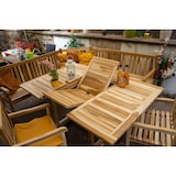 thumbnail of Gartenmöbel Set 4tlg mit Eckbank Teak Gartentisch ausziehbar 120-170 cm MADERA/CARACAS