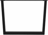 thumbnail of vidaXL Esstisch Beine V-Form 3 Stück Schwarz 100x(72-73,3) cm Stahl