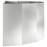 thumbnail of vidaXL Pflanzkübel Silber 120 x 60 x 50 cm Verzinkter Stahl
