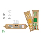 thumbnail of Sleepy Easy Clean Bio Oberflächen und Boden Reinigungstücher 2 in 1 (Blau) mit Meersalz & Meeresalgen - 1 Packung x 50 Tücher