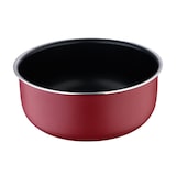 thumbnail of BERGNER Click&Cook - Set aus 3 Bratpfannen Ø18/Ø20/Ø24cm und 3 Stielkasserollen Ø16/Ø18/Ø20cm mit abnehmbaren Griffen aus gepresstem Aluminium, rot