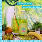 thumbnail of 24 Botellas de Vidrio Vacías de 1000 ml con Tapa - Botellas de vidrio para jugo, leche, barbacoa, salsas